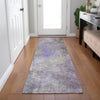Piper Looms Chantille Abstract ACN1999 Purple Machine Washable Area Rug Runner Lifestyle Image Feature