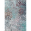 Piper Looms Chantille Abstract ACN1999 Teal Machine Washable Area Rug main image