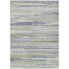 Piper Looms Chantille Stripes ACN2000 Aloe Machine Washable Area Rug main image