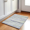 Piper Looms Chantille Stripes ACN2000 Aloe Machine Washable Area Rug Scatter Lifestyle Image Feature