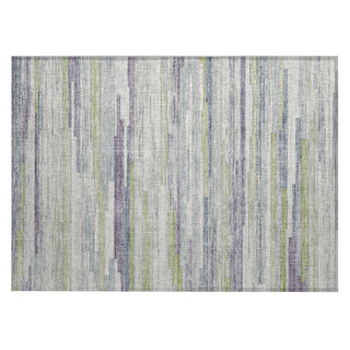 Piper Looms Chantille Stripes ACN2000 Aloe Machine Washable Area Rug Scatter Main Image