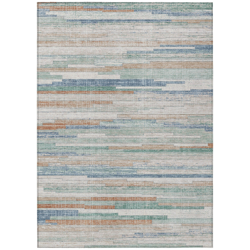 Piper Looms Chantille Stripes ACN2000 Linen Machine Washable Area Rug main image
