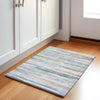 Piper Looms Chantille Stripes ACN2000 Linen Machine Washable Area Rug Scatter Lifestyle Image Feature