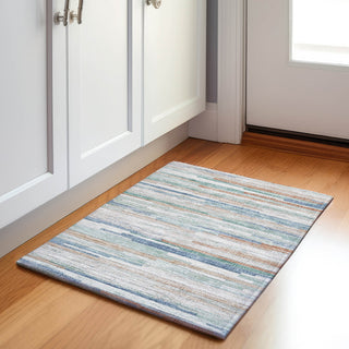 Piper Looms Chantille Stripes ACN2000 Linen Machine Washable Area Rug Scatter Lifestyle Image Feature