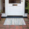 Piper Looms Chantille Stripes ACN2000 Linen Machine Washable Area Rug Scatter Outdoor Lifestyle Image Feature
