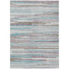 Piper Looms Chantille Stripes ACN2000 Teal Machine Washable Area Rug main image