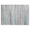 Piper Looms Chantille Stripes ACN2000 Teal Machine Washable Area Rug Scatter Main Image