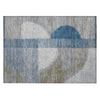Piper Looms Chantille Geometric ACN2001 Denim Machine Washable Area Rug Scatter Main Image