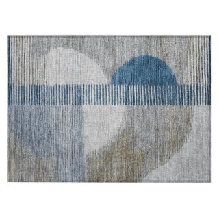 Piper Looms Chantille Geometric ACN2001 Denim Machine Washable Area Rug Scatter Main Image