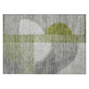 Piper Looms Chantille Geometric ACN2001 Olive Machine Washable Area Rug Scatter Main Image