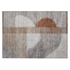 Piper Looms Chantille Geometric ACN2001 Taupe Machine Washable Area Rug Scatter Main Image