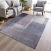 Piper Looms Chantille Abstract ACN2002 Lavender Machine Washable Area Rug Lifestyle Image Feature