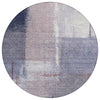 Piper Looms Chantille Abstract ACN2002 Lavender Machine Washable Area Rug Round Main Image