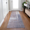 Piper Looms Chantille Abstract ACN2002 Lavender Machine Washable Area Rug Runner Lifestyle Image Feature
