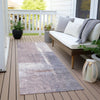 Piper Looms Chantille Abstract ACN2002 Lavender Machine Washable Area Rug Runner Outdoor Lifestyle Image Feature