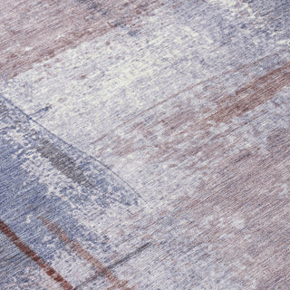 Piper Looms Chantille Abstract ACN2002 Lavender Machine Washable Area Rug Swatch Image