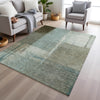 Piper Looms Chantille Abstract ACN2002 Seafoam Machine Washable Area Rug Lifestyle Image Feature