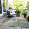 Piper Looms Chantille Abstract ACN2002 Seafoam Machine Washable Area Rug Outdoor Lifestyle Image Feature