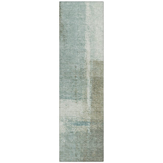 Piper Looms Chantille Abstract ACN2002 Seafoam Machine Washable Area Rug Runner Main Image