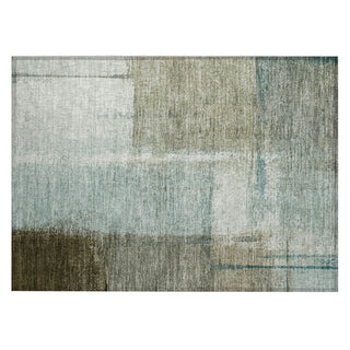 Piper Looms Chantille Abstract ACN2002 Seafoam Machine Washable Area Rug Scatter Main Image
