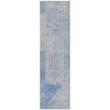 Piper Looms Chantille Geometric ACN2003 Blue Machine Washable Area Rug Runner Main Image