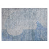 Piper Looms Chantille Geometric ACN2003 Blue Machine Washable Area Rug Scatter Main Image
