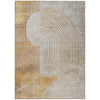Piper Looms Chantille Geometric ACN2003 Gold Machine Washable Area Rug main image