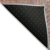 Piper Looms Chantille Geometric ACN2003 Salmon Machine Washable Area Rug Backing Image