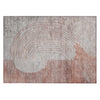 Piper Looms Chantille Geometric ACN2003 Salmon Machine Washable Area Rug Scatter Main Image