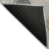 Piper Looms Chantille Geometric ACN2004 Beige Machine Washable Area Rug Backing Image