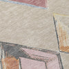 Piper Looms Chantille Geometric ACN2004 Beige Machine Washable Area Rug Swatch Image