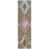 Piper Looms Chantille Geometric ACN2004 Brown Machine Washable Area Rug Runner Main Image