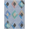 Piper Looms Chantille Geometric ACN2004 Denim Machine Washable Area Rug main image