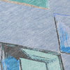 Piper Looms Chantille Geometric ACN2004 Denim Machine Washable Area Rug Swatch Image