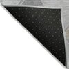 Piper Looms Chantille Geometric ACN2004 Gray Machine Washable Area Rug Backing Image