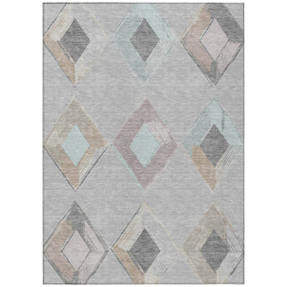 Piper Looms Chantille Geometric ACN2004 Gray Machine Washable Area Rug main image