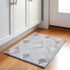 Piper Looms Chantille Geometric ACN2004 Gray Machine Washable Area Rug Scatter Lifestyle Image Feature