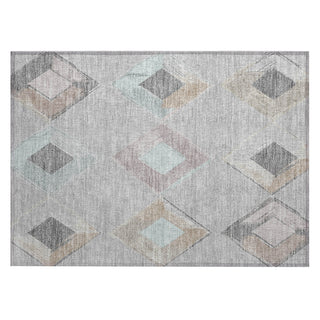 Piper Looms Chantille Geometric ACN2004 Gray Machine Washable Area Rug Scatter Main Image