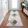 Piper Looms Chantille Geometric ACN2004 Ivory Machine Washable Area Rug Runner Lifestyle Image Feature