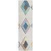 Piper Looms Chantille Geometric ACN2004 Ivory Machine Washable Area Rug Runner Main Image