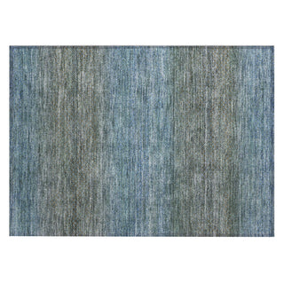 Piper Looms Chantille Geometric ACN2005 Blue Machine Washable Area Rug Scatter Main Image