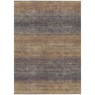 Piper Looms Chantille Geometric ACN2005 Eggplant Machine Washable Area Rug main image