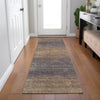 Piper Looms Chantille Geometric ACN2005 Eggplant Machine Washable Area Rug Runner Lifestyle Image Feature