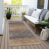 Piper Looms Chantille Geometric ACN2005 Eggplant Machine Washable Area Rug Runner Outdoor Lifestyle Image Feature