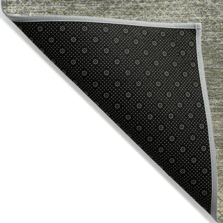 Piper Looms Chantille Geometric ACN2005 Fern Machine Washable Area Rug Backing Image