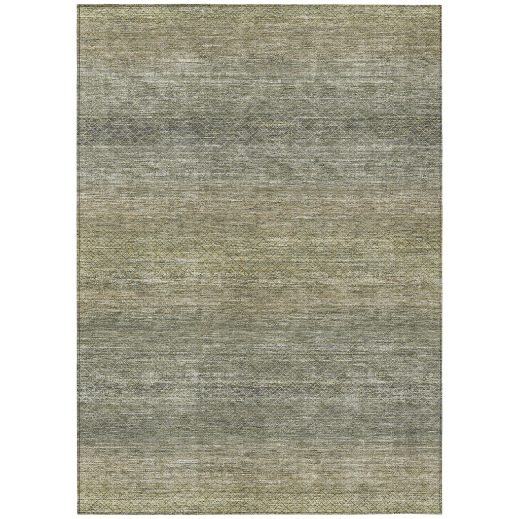Piper Looms Chantille Geometric ACN2005 Fern Machine Washable Area Rug main image