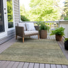 Piper Looms Chantille Geometric ACN2005 Fern Machine Washable Area Rug Outdoor Lifestyle Image Feature
