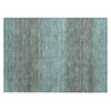 Piper Looms Chantille Geometric ACN2005 Teal Machine Washable Area Rug Scatter Main Image