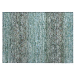 Piper Looms Chantille Geometric ACN2005 Teal Machine Washable Area Rug Scatter Main Image