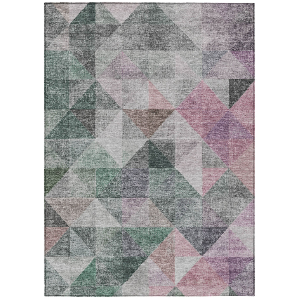 Piper Looms Chantille Geometric ACN2006 Blush Machine Washable Area Rug main image